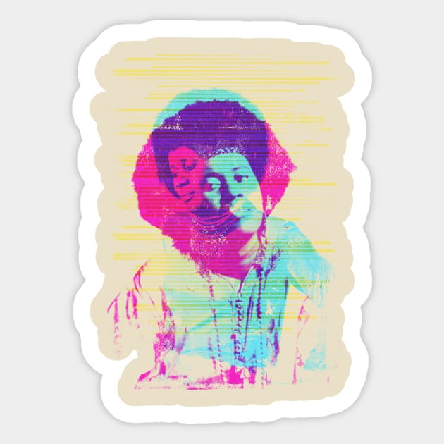 Alice Coltrane Sticker by HAPPY TRIP PRESS